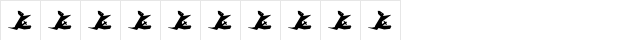 AidingByPeterHoyler Regular  glyph index