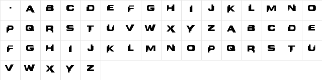 Liandri BETA  glyph index