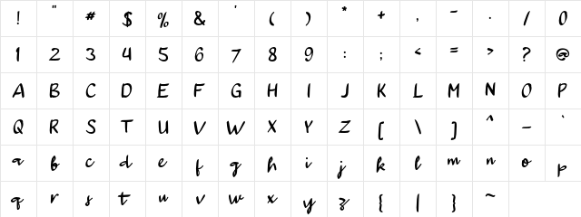 aAutoyesClosely Regular  glyph index
