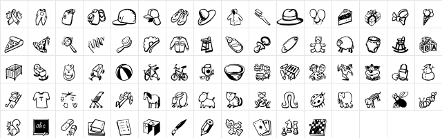 DfTotSpotsITC TT Regular  glyph index