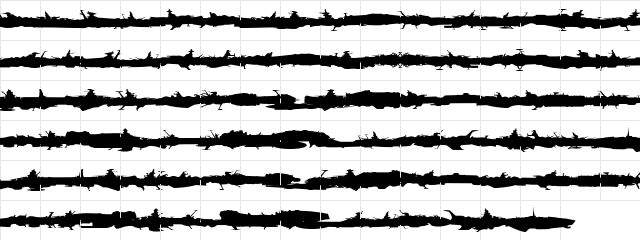 Star Navy Regular  glyph index