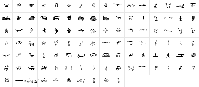 Thing Medium  glyph index