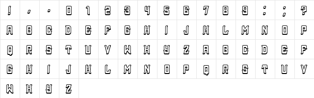 Assyrian 3D Regular  glyph index