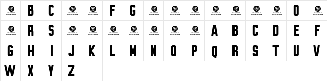 Brewmaster Gothic Round Regular  glyph index
