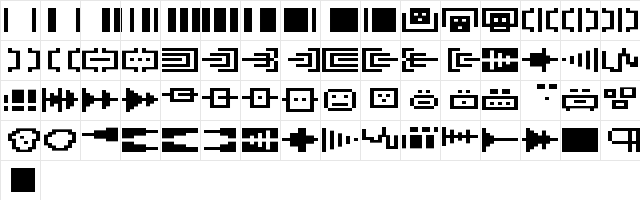 LomoSamples LT Std 2 Regular  glyph index