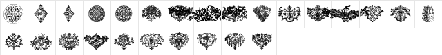 ryp_deco4 Regular  glyph index