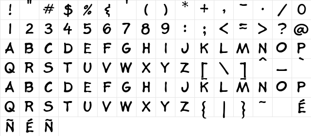 Illustrator Regular  glyph index