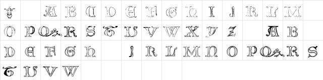 The Tomb (winter and spring) 1  glyph index