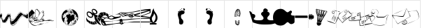 KR Katlings Eleven Regular  glyph index