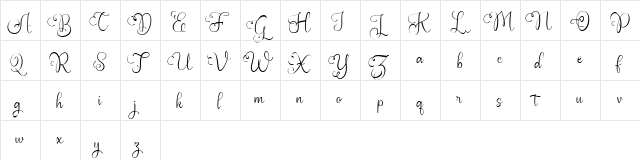 Plamiya FREE Regular  glyph index