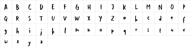 Our Story Begins FREE Regular  glyph index