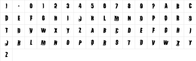 ThreeDimRightwardsRound Regular  glyph index