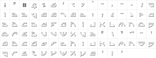 Spylord Outline Outline  glyph index