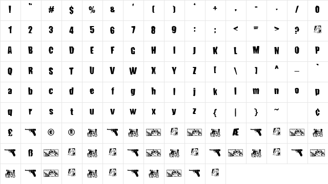 Conundrum A  glyph index
