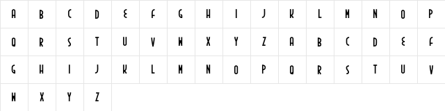 Inedita Regular  glyph index
