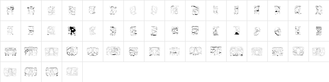 Spirit of Montezuma Regular  glyph index