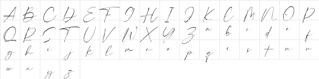 Hammington Free Regular  glyph index