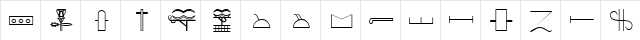 GlyphExtLibAC Bold  glyph index