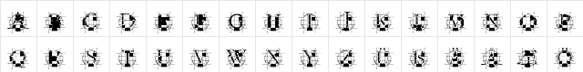 ROundGraph Regular  glyph index