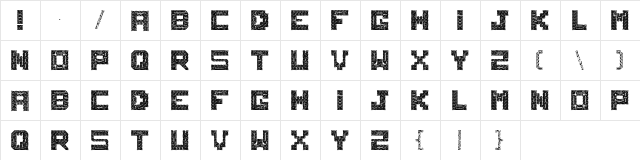 &#56331nots Regular  glyph index