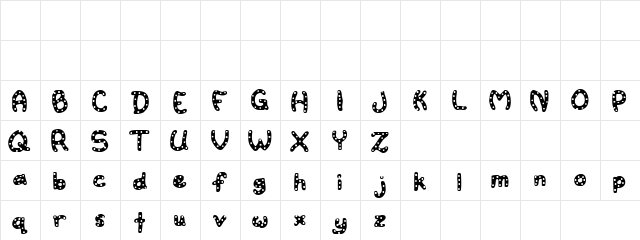 Sindbad Sailor Regular  glyph index