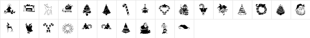 ryp_xmas3 Regular  glyph index