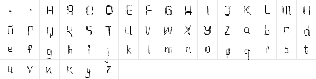 etchAsketch Regular  glyph index