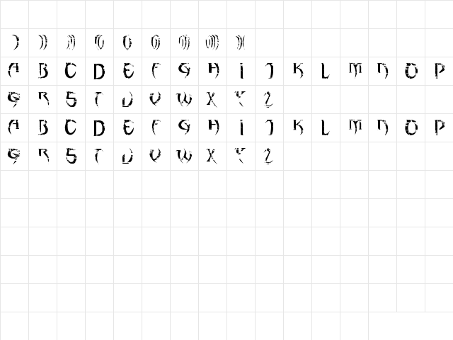 haAJJA Regular  glyph index