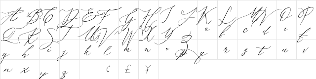 galgadot Regular  glyph index