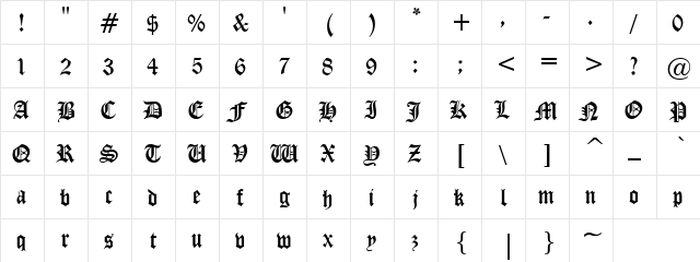 Manorama Font Regular  glyph index