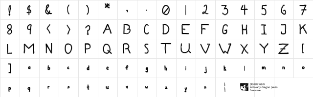 sfd0020 Bold  glyph index