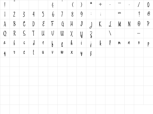 2Peas Fixin To Regular  glyph index