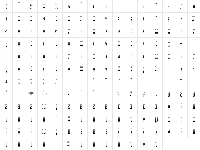 Viceroy of Deacons Gradient Regular  glyph index