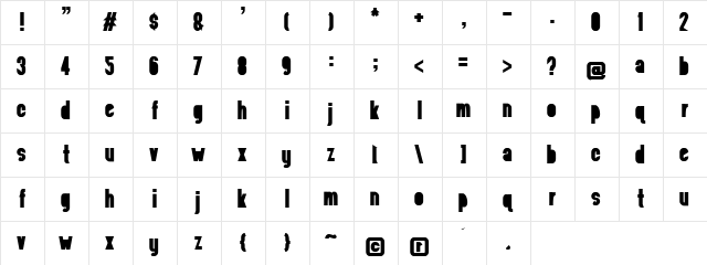 Shit Thizz Shit Thizz  glyph index