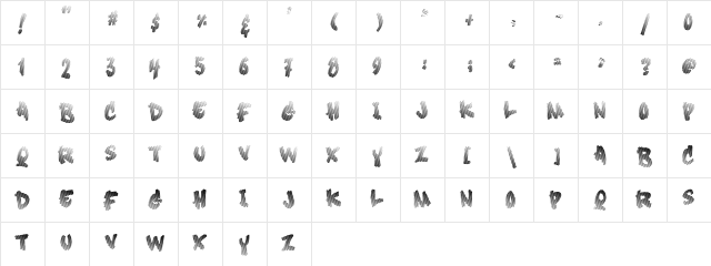 Soft Sugar [fade] Regular  glyph index