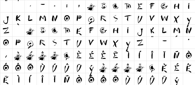 JMH PICASSO LITHOGRAPH 1964 Regular  glyph index