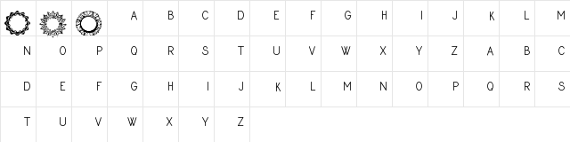 Monogram Framer Demo  glyph index