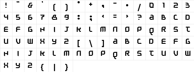 Question of time simple Regular  glyph index