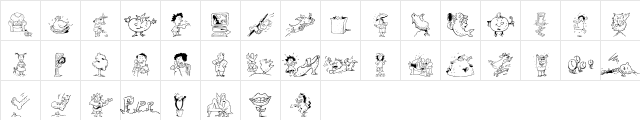 DF Situations One ITC Regular  glyph index