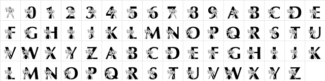 LMS By The Power of Grayskull Regular  glyph index