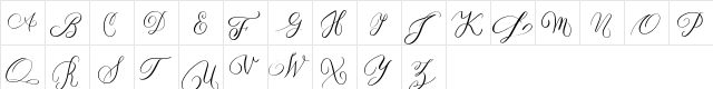 MONOGRAM A Regular  glyph index