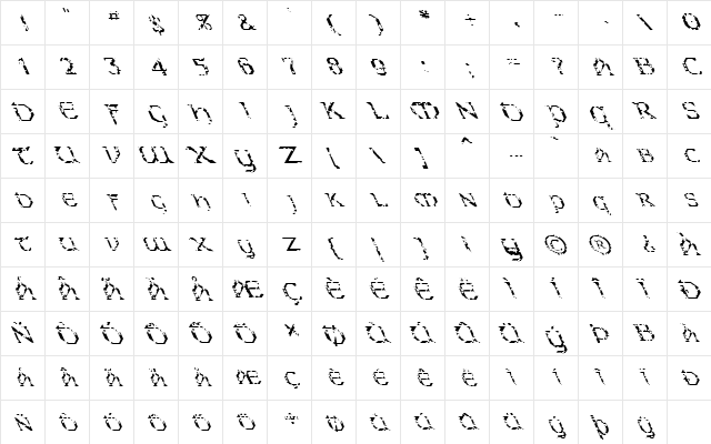 FZ JAZZY 31 HOLEY LEFTY Normal  glyph index