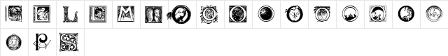 BattenL-S Regular  glyph index