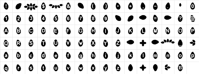 MelonSeeds MelonSeed  glyph index