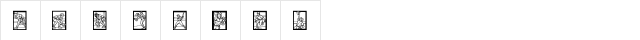 Baseball Regular  glyph index