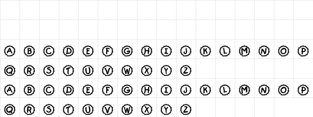 Poly Loly Regular  glyph index