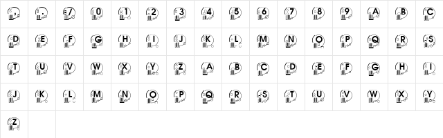 WhatPoss-Use Regular  glyph index