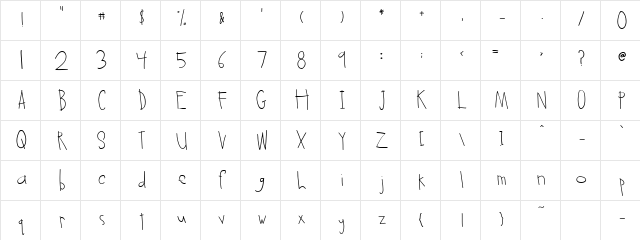 2Peas Snips 'n Snails Regular  glyph index