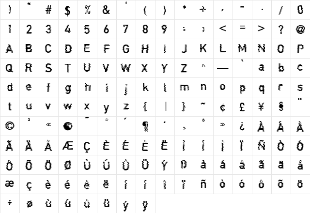 Connection Medium  glyph index