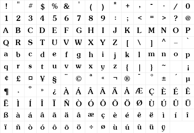 SueVermeer5 MediumSH  glyph index